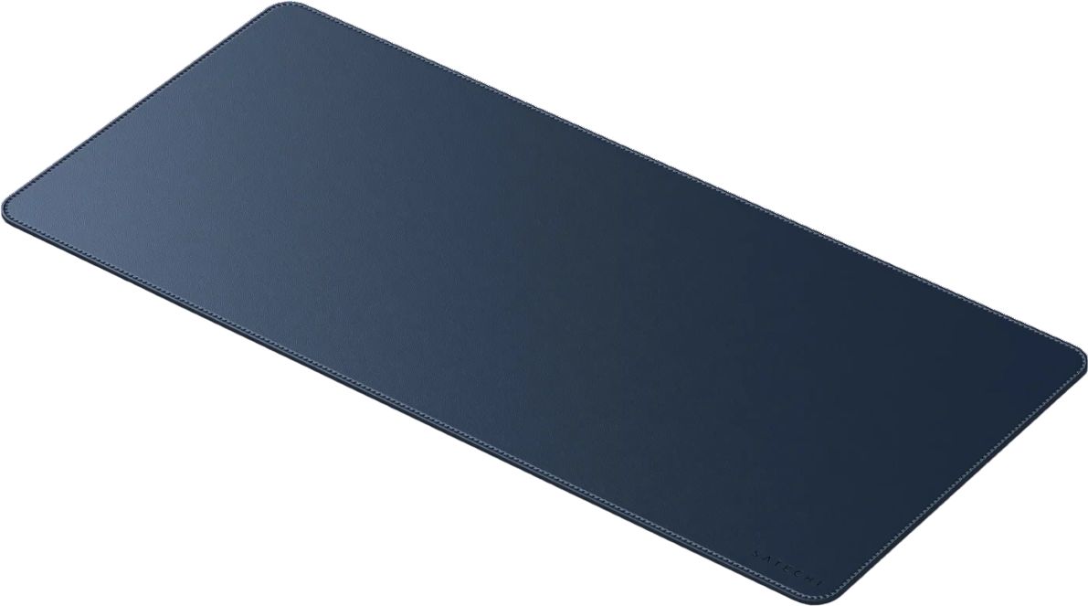 Satechi Vegan Leather Premium Desk Mat Blue